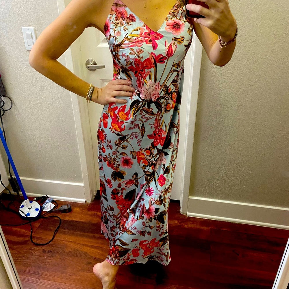 Victoria secret maxi dress - satin - Never worn